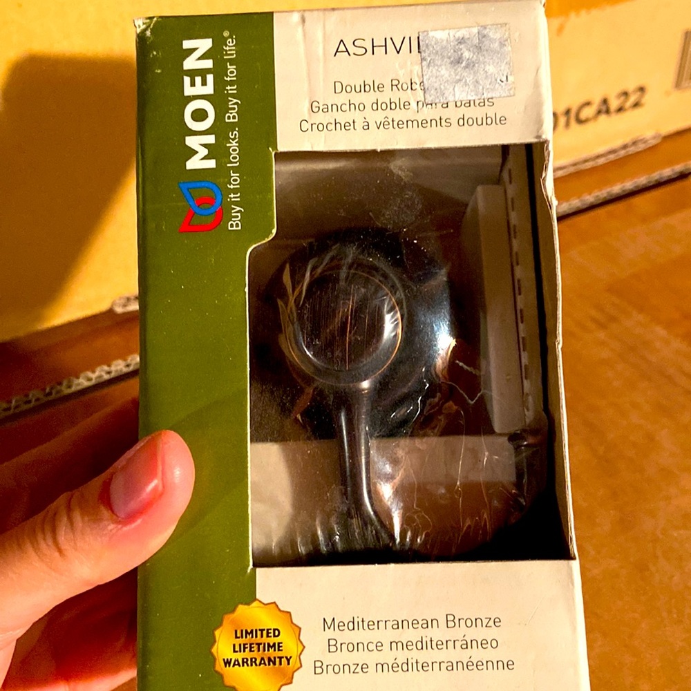 Brand new Moen wall hook